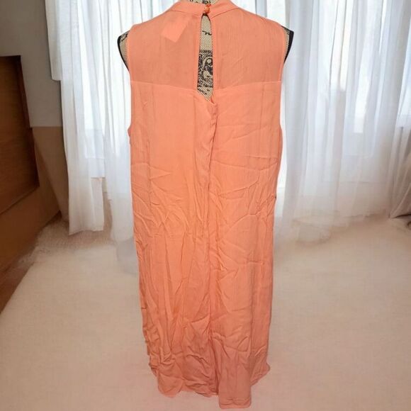 As U Wish Orange and Pink Embellished Midi Sundress SIZE 1X - Picture 2 of 5